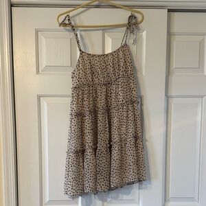 Aqua Cheetah Mini Dress